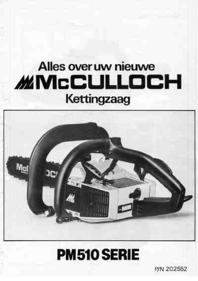 Mcculloch pro mac 610 manual pdf file
